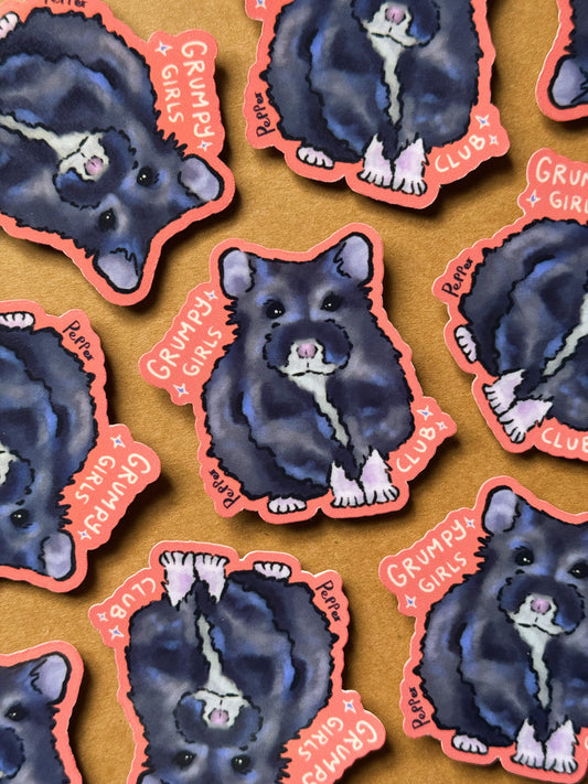 Grumpy Girls Club - Autocollant