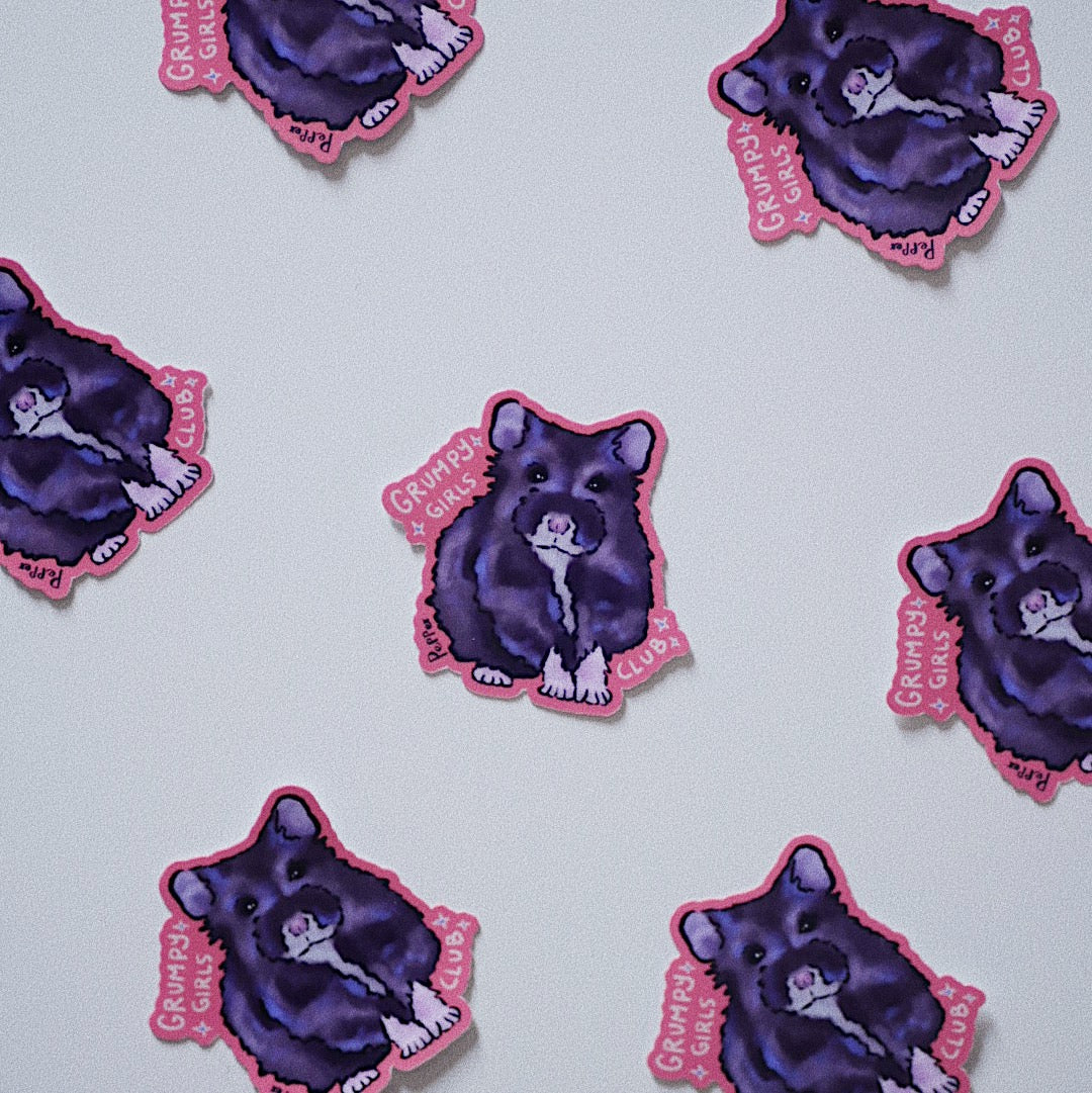 Grumpy Girls Club - Autocollant