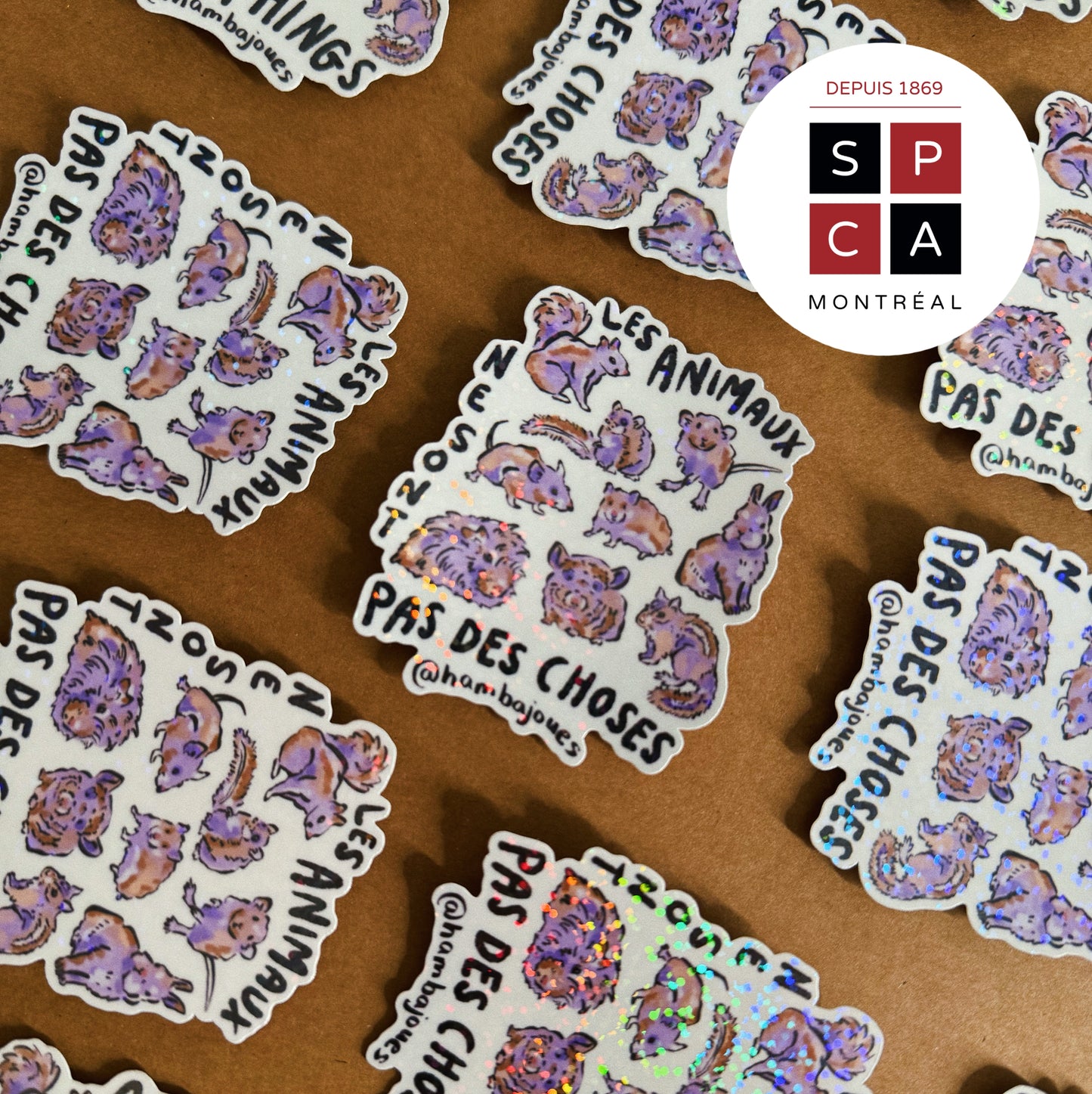 Animals are sentient beings - Sticker