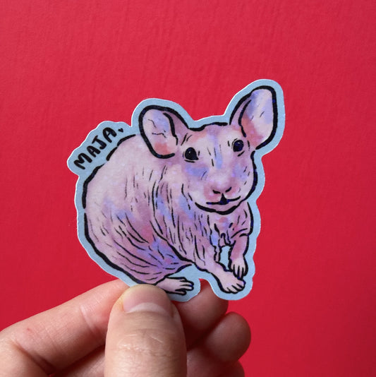 Hamster portrait - Sticker
