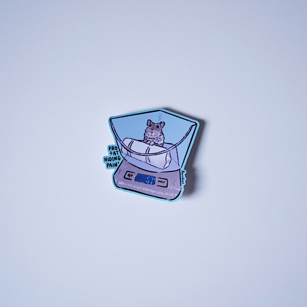 Pro At Hiding Pain - Autocollant