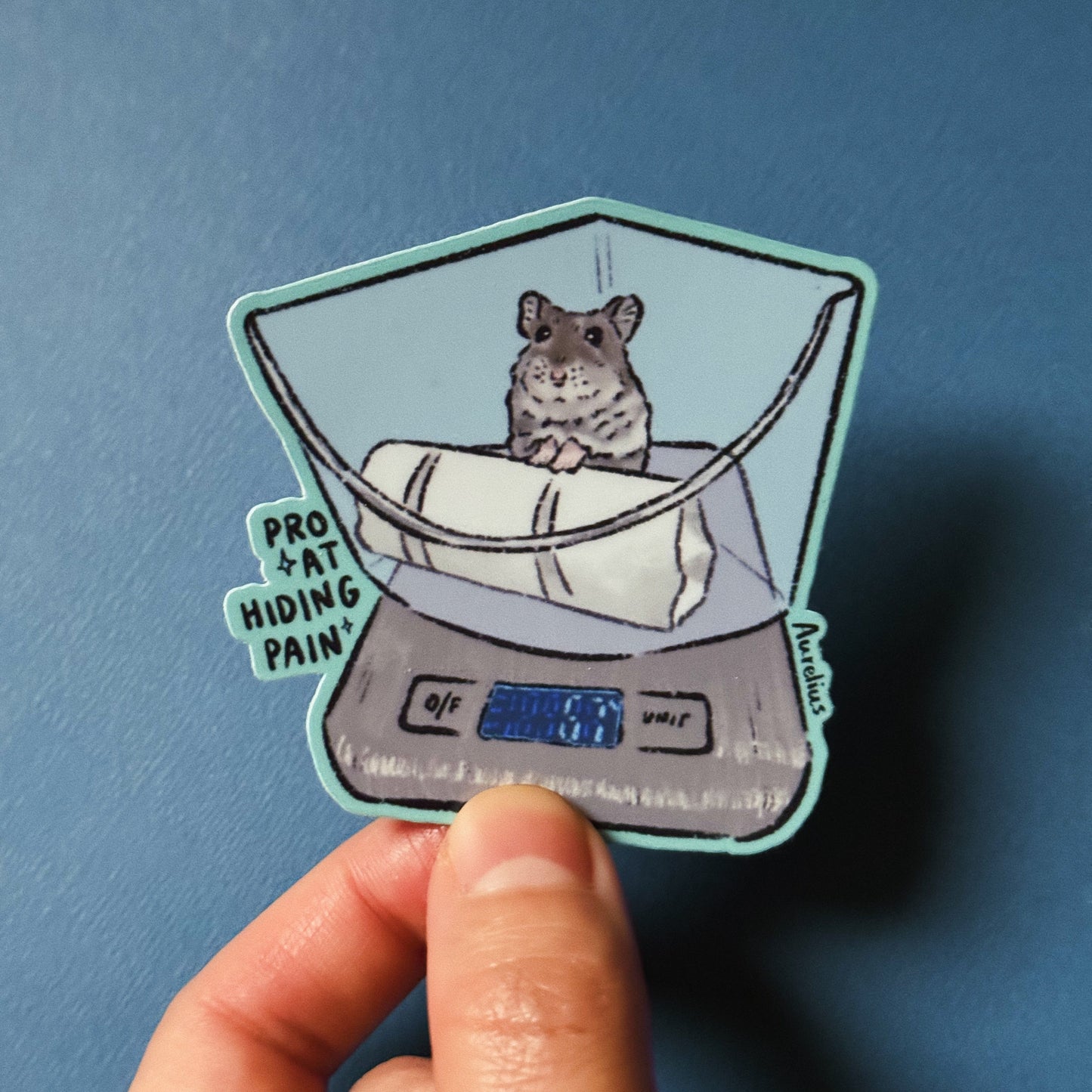 Pro At Hiding Pain - Sticker