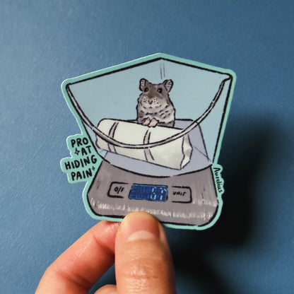 Pro At Hiding Pain - Sticker